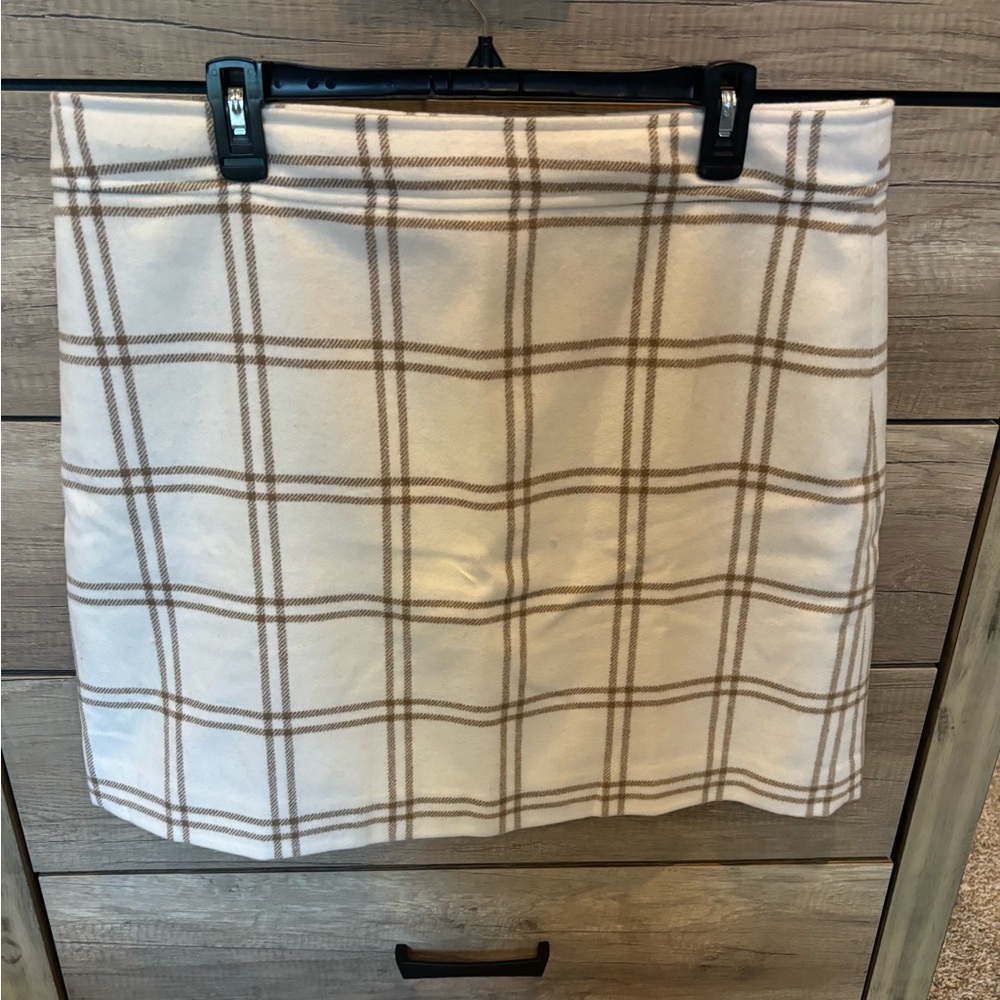 J.Crew Factory Windowpane Skirt